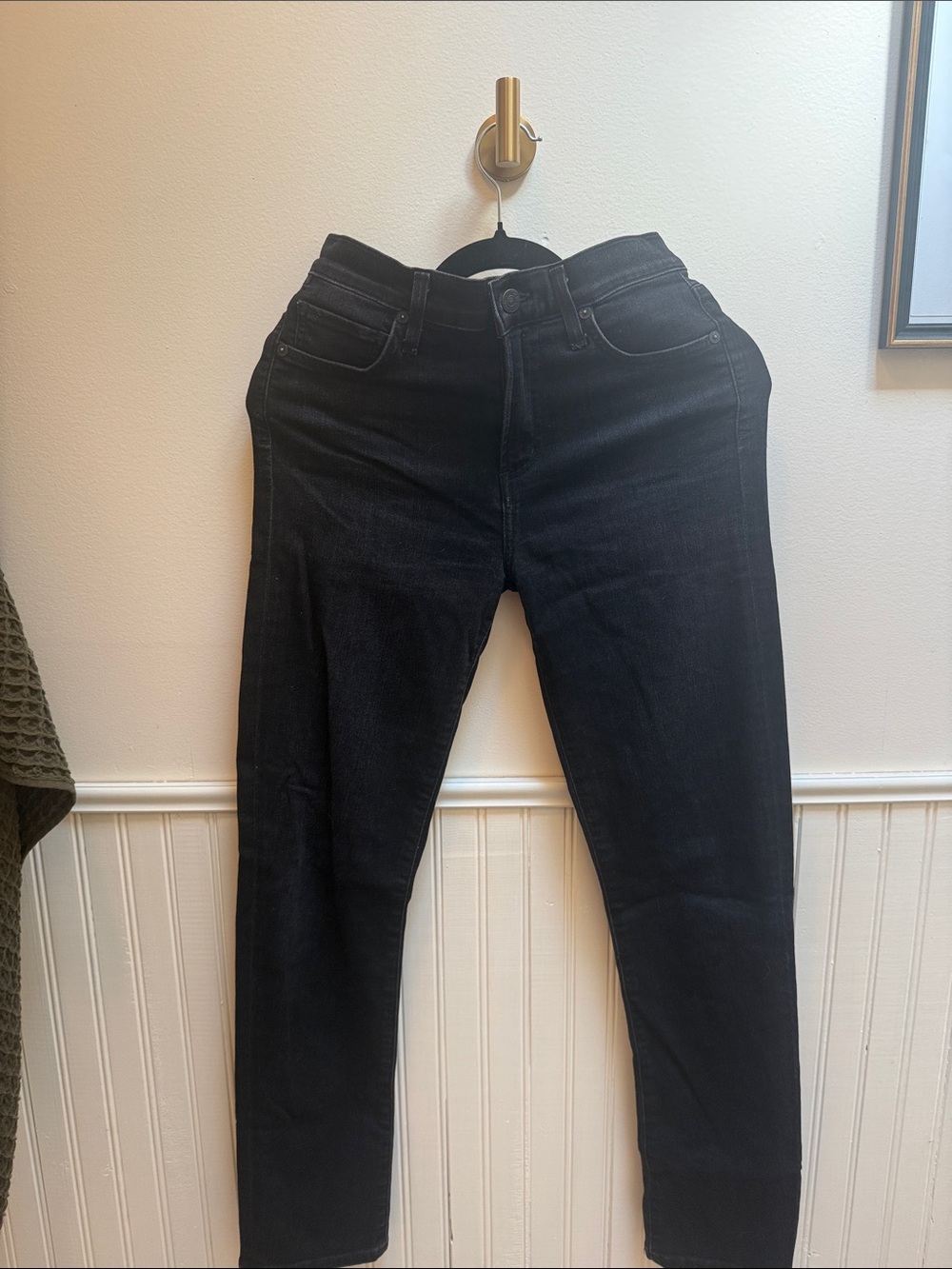 Citizens Of Humanity Black Straight-Leg Jeans